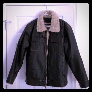 Emmett Classic Genuine Leather Bomber